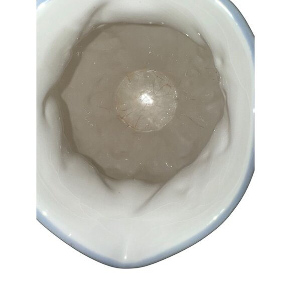 Inspirado Lily of the Valley Ceramic Pitcher Embossed Floral Hand Painted - Picture 12 of 13